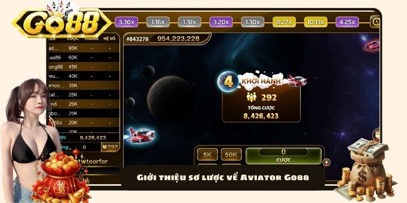 Slot game Aviator Go88 hót năm 2024